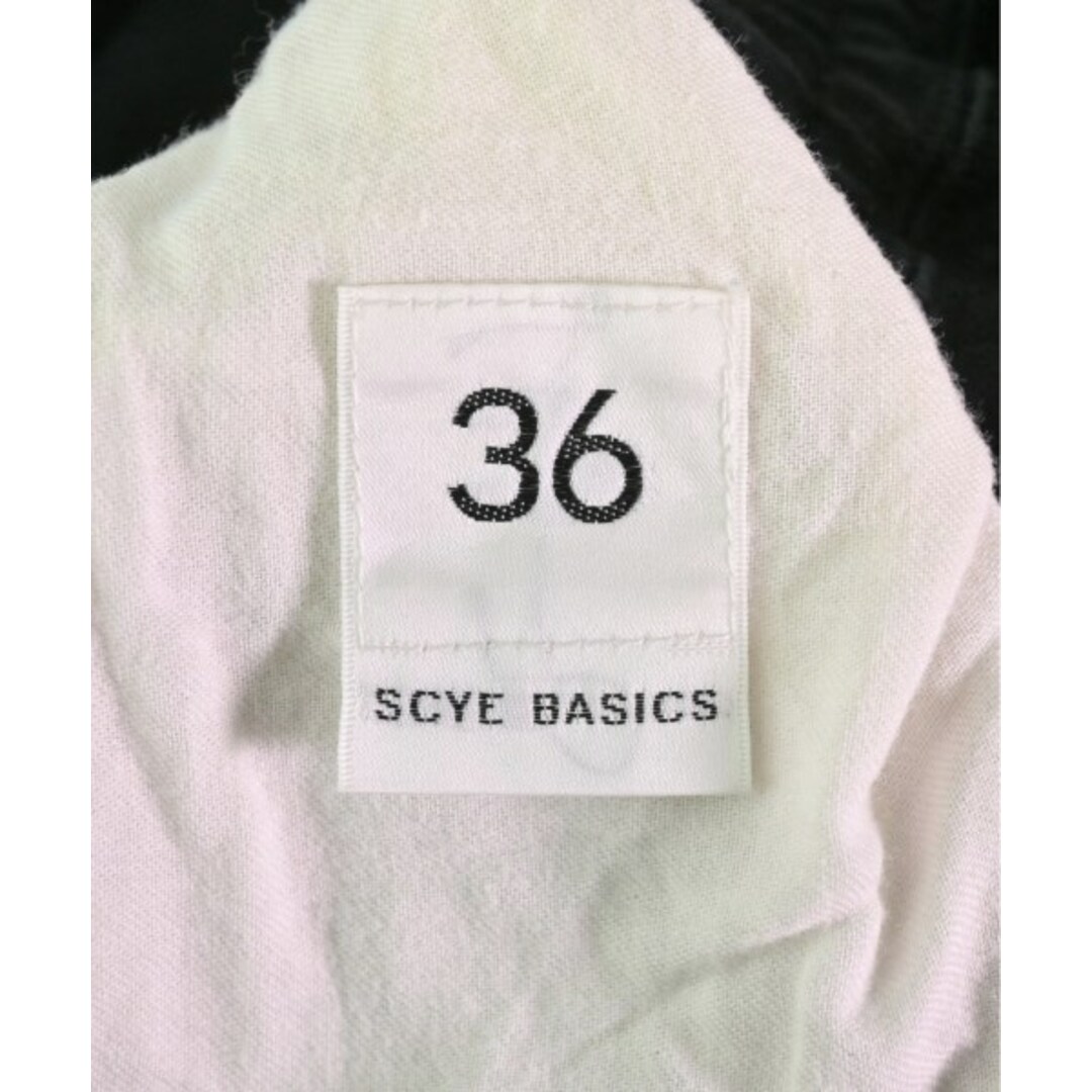SCYE BASICS(サイベーシックス)のSCYE BASICS サイベーシックス ショートパンツ 36(S位) 黒 【古着】【中古】 メンズのパンツ(ショートパンツ)の商品写真