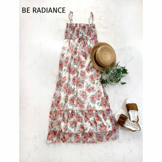 ビーラディエンス(BE RADIANCE)のBE RADIANCE/ロングワンピース　サマードレス　マキシ丈　フラワー(ロングワンピース/マキシワンピース)