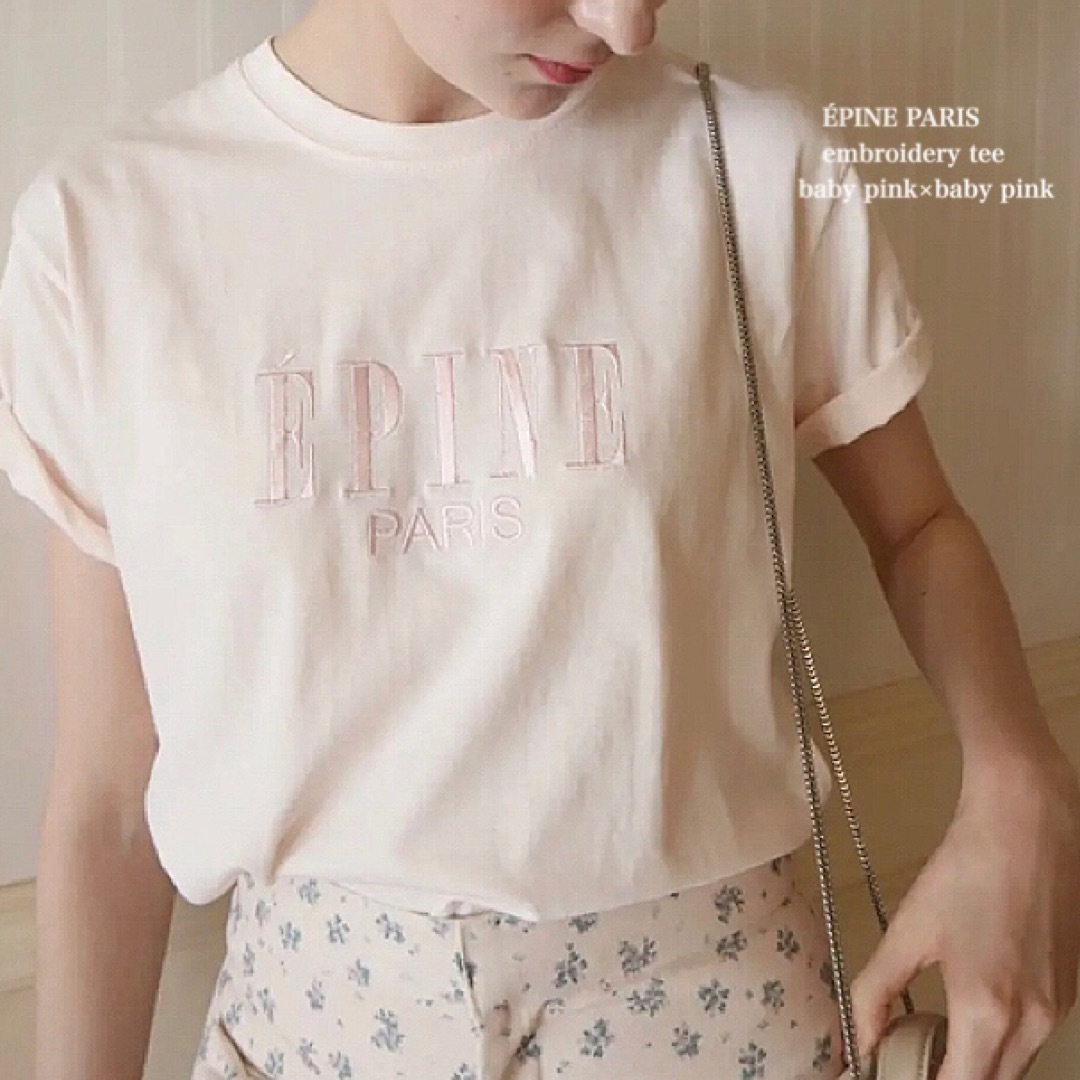 épine(エピヌ)の新品未使用♡エピヌ/epine/半袖Tシャツ/早い者勝ち❤︎ レディースのトップス(Tシャツ(半袖/袖なし))の商品写真