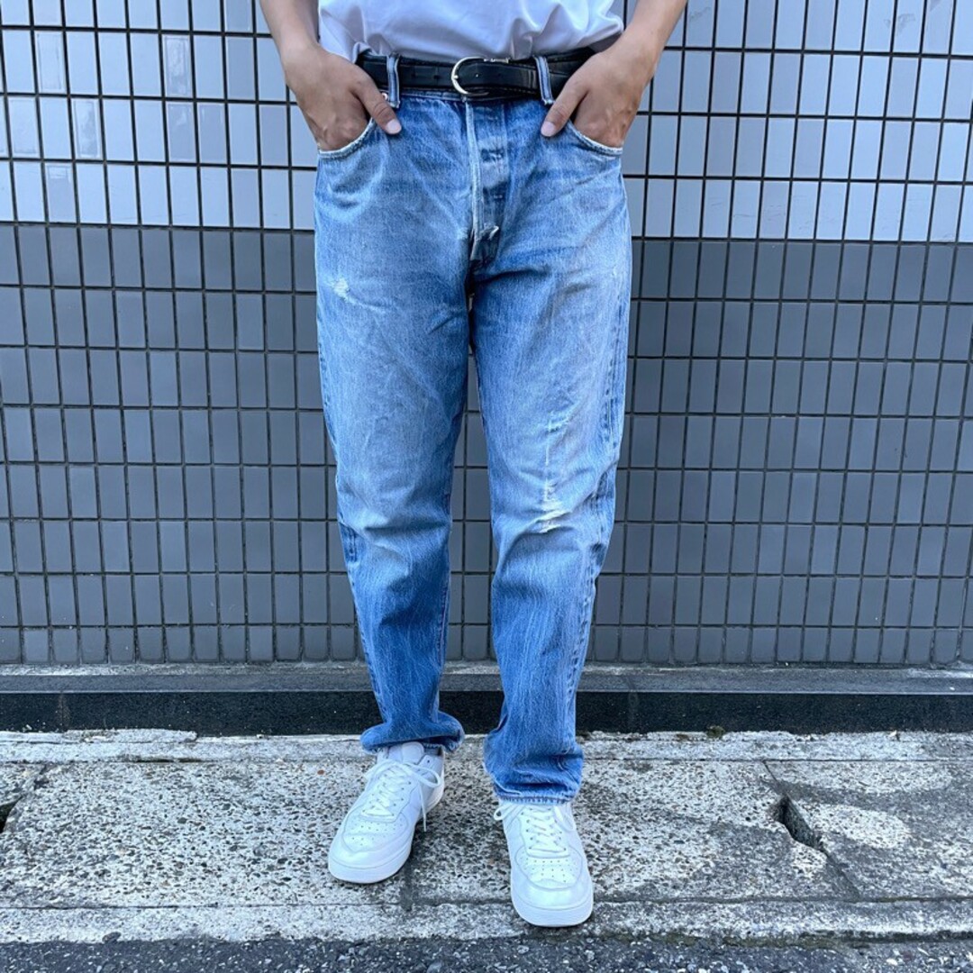 訳あり　Levi's 501 リーバイス　メンズデニムパンツ　ジーンズ　ダメージ