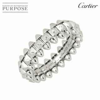 カルティエ(Cartier)のカルティエ Cartier クラッシュ ドゥ SM #52 リング K18 WG ホワイトゴールド 750 指輪 【証明書付き】VLP 90199194(リング(指輪))