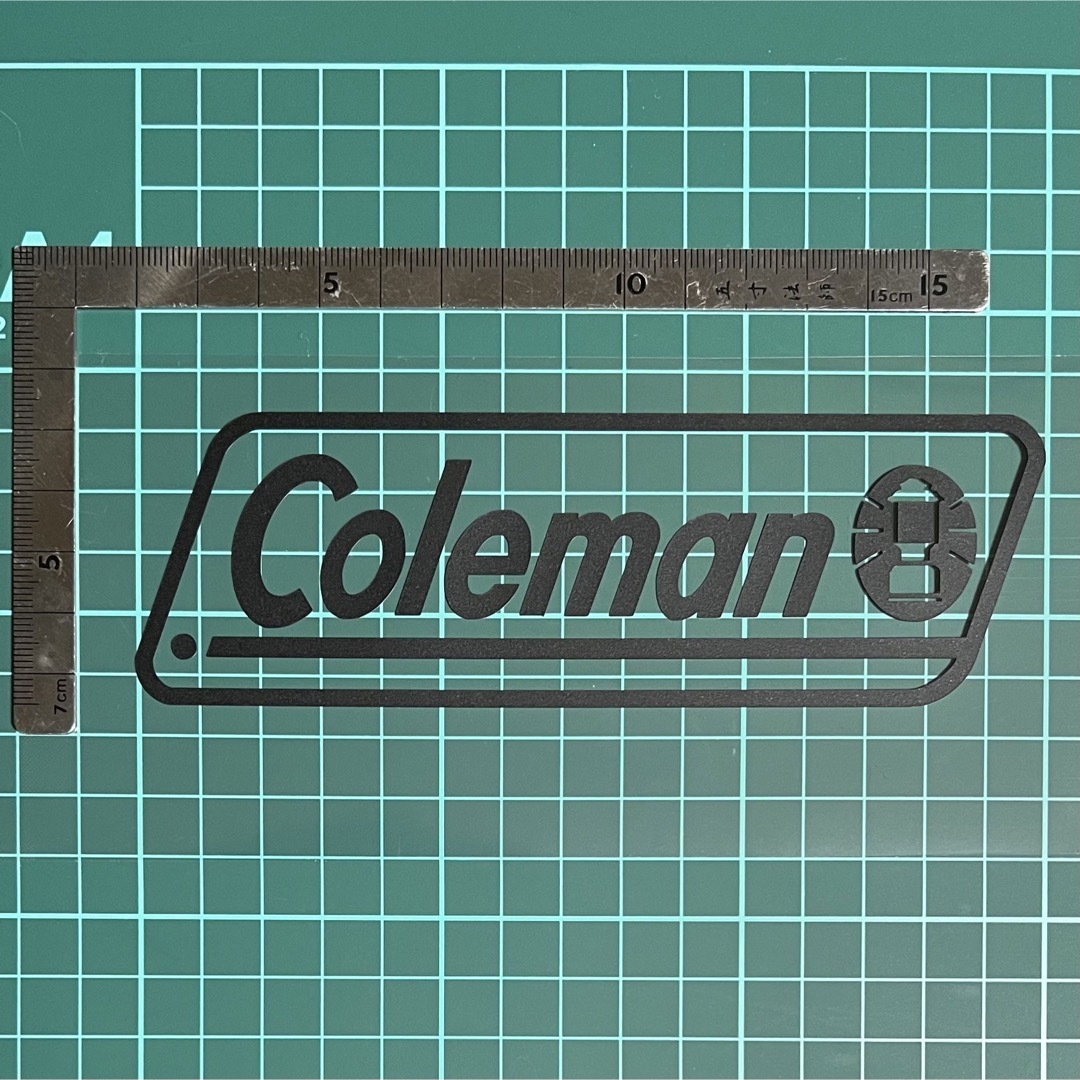 Coleman(コールマン)のアウトドア Coleman コールマン カッティングステッカー　黒1枚 スポーツ/アウトドアのアウトドア(その他)の商品写真