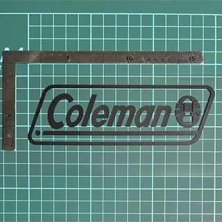 コールマン(Coleman)のアウトドア Coleman コールマン カッティングステッカー　黒1枚(その他)
