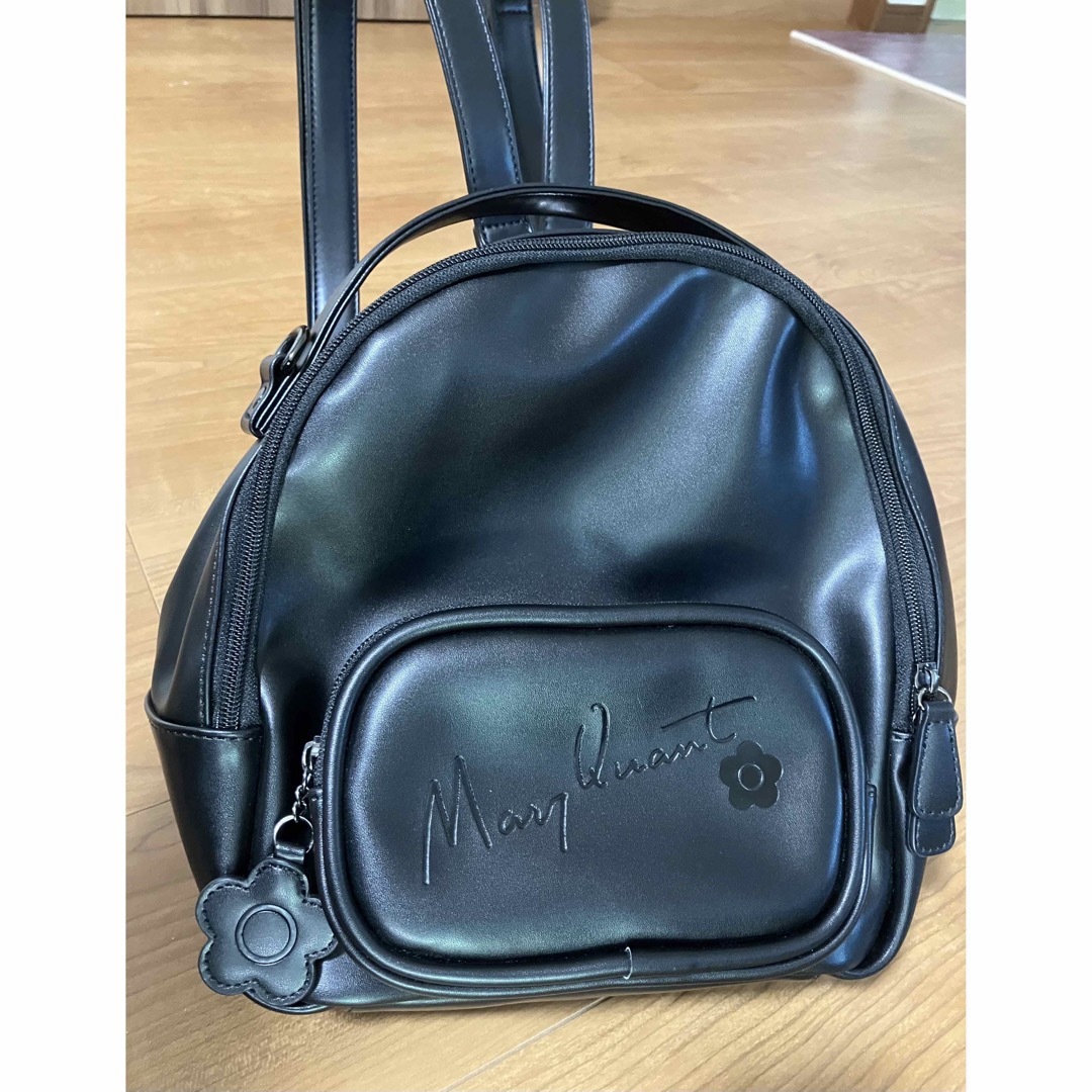 MARY QUANT(マリークワント)の完売品 レア マリークヮント カラーメタルスムースリュック レディースのバッグ(リュック/バックパック)の商品写真