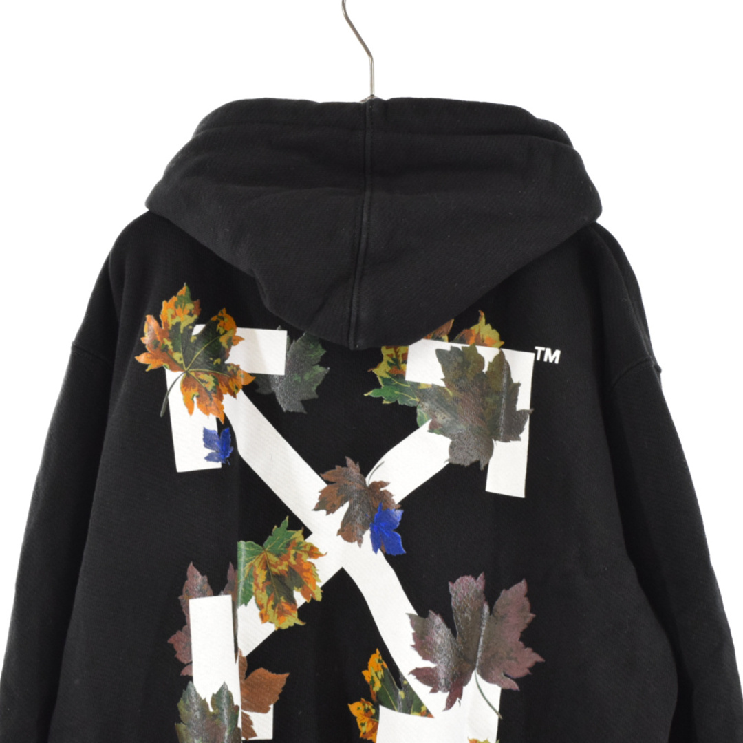 OFF-WHITE オフホワイト LEAVES ARROWS HOODIE バックロゴ プリント