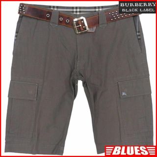 バーバリーブラックレーベル(BURBERRY BLACK LABEL)の廃盤 バーバリーブラックレーベル ハーフパンツ W34 ノバチェック JJ509(ショートパンツ)