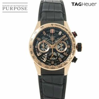 タグホイヤー(TAG Heuer)のタグホイヤー TAG HEUER カレラ キャリバーホイヤー02 コンビ CBG2051 デイト メンズ 腕時計 K18PG 自動巻き Carrera VLP 90197817(腕時計(アナログ))