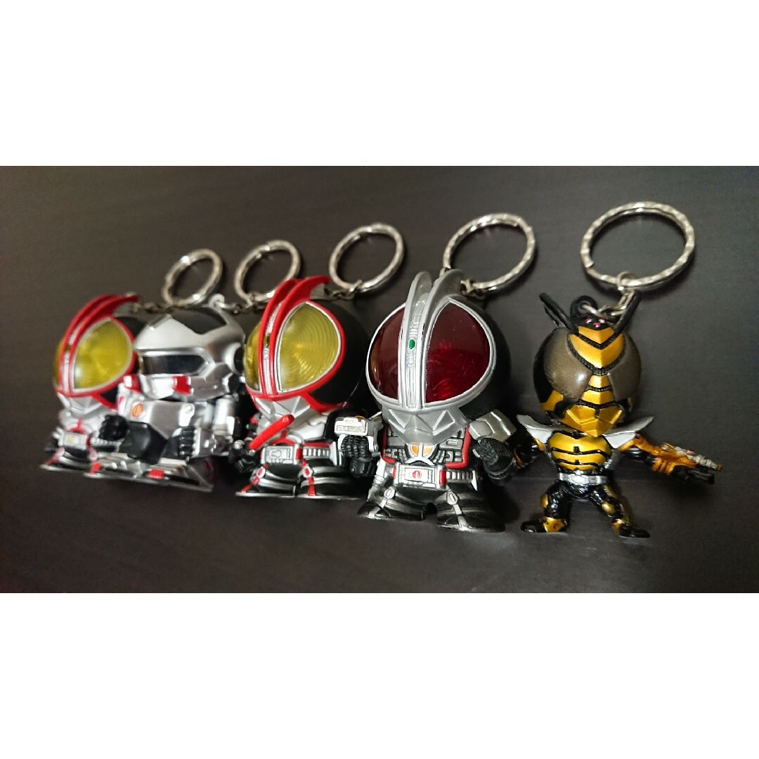 BANPRESTO - 仮面ライダーファイズ 555 光るキーホルダー 4体セット