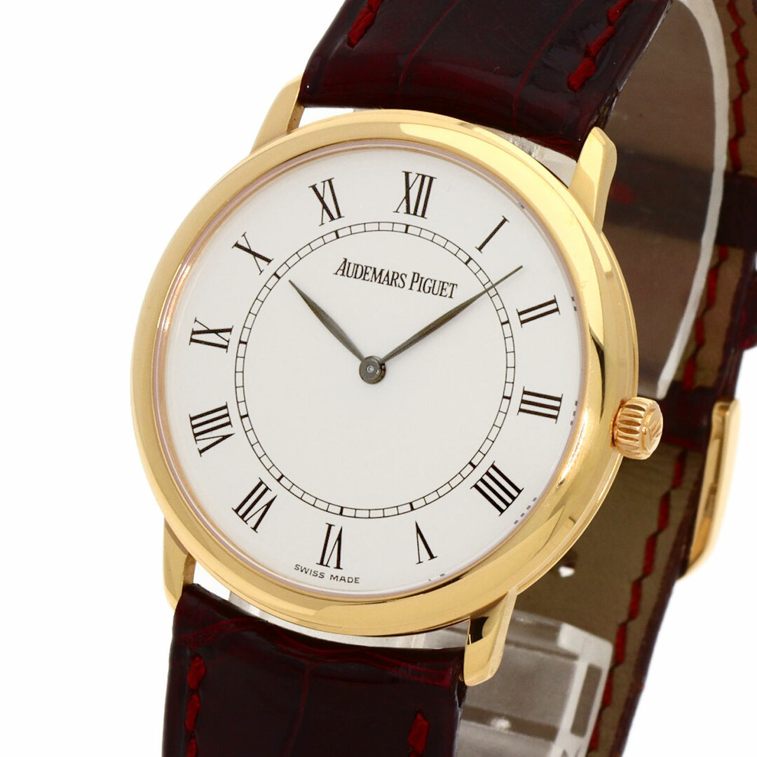 AUDEMARS PIGUET 14894OR.OO.A002 ジュール オーデマ クラシックウルトラスリム 腕時計 K18PG 革 メンズ