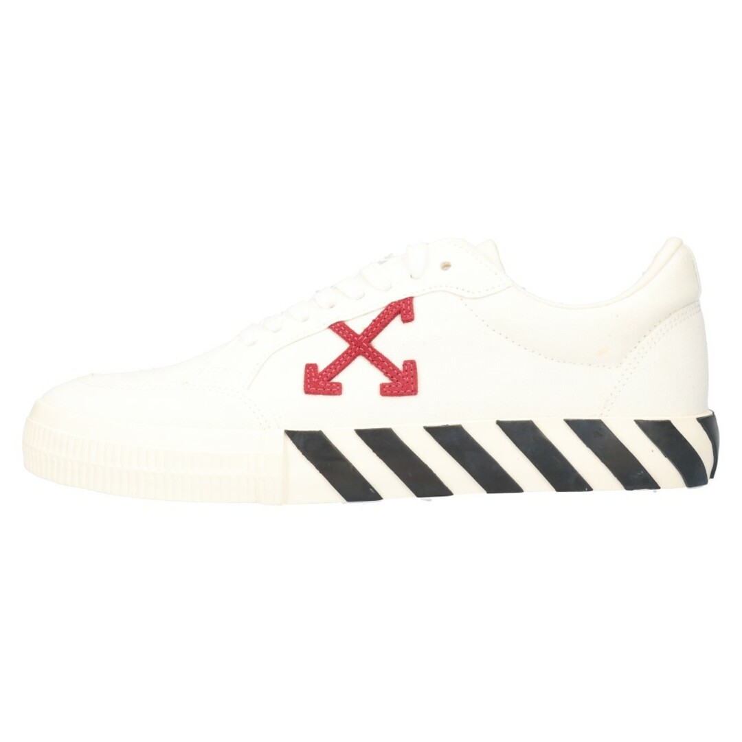 OFF-WHITE オフホワイト 20SS Vulc Low キャンバスローカットスニーカー OMIA085R20D330500129 ホワイト