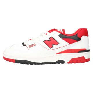 ニューバランス(New Balance)のNew Balance ニューバランス BB550SE1 ロゴ レザー ローカットスニーカー ホワイト/レッド US10.5/28.5cm(スニーカー)