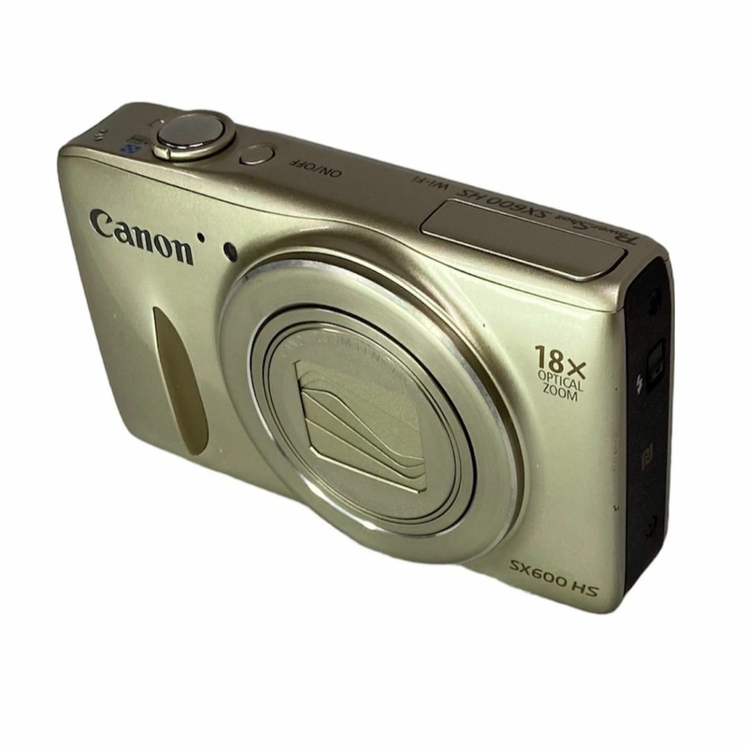 極美品 Canon PowerShot SX600 HS ゴールド デジカメ-