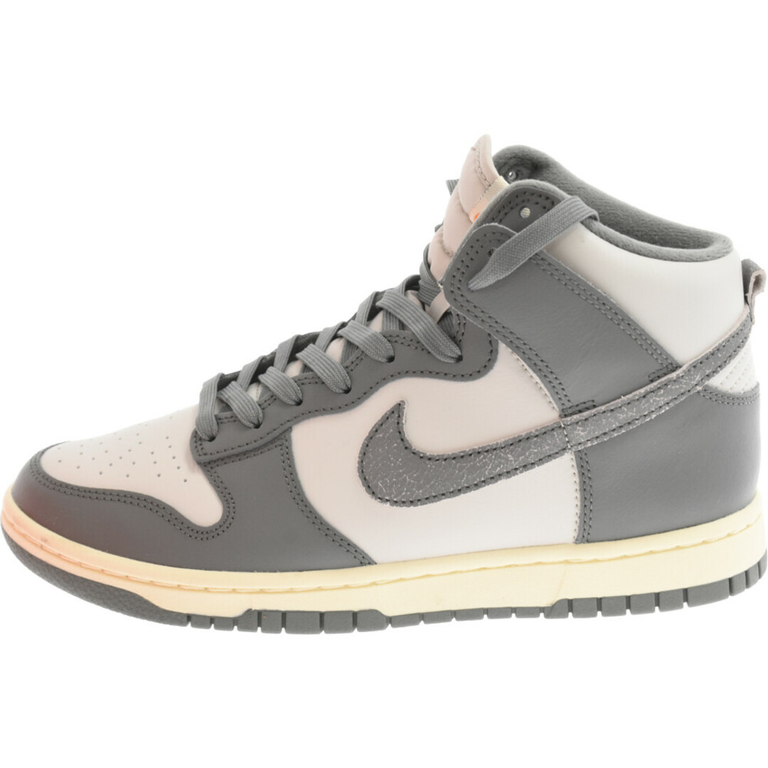 NIKE ナイキ DUNK HI RETRO SE VNTG ダンクレトロ ハイ ハイカットスニーカー グレー/ホワイト US8/26.0CM DM0582-001