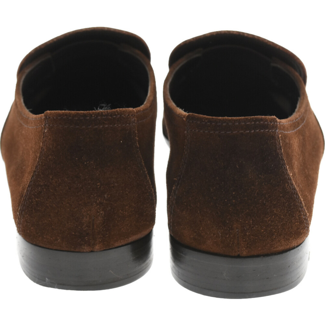 Salvatore Ferragamo サルヴァトーレ フェラガモ SUEDE CALF HICKORY 2 CALF スウェード カーフ ヒッコリー 2 カーフ ローファー レザーシューズ ブラウン 3