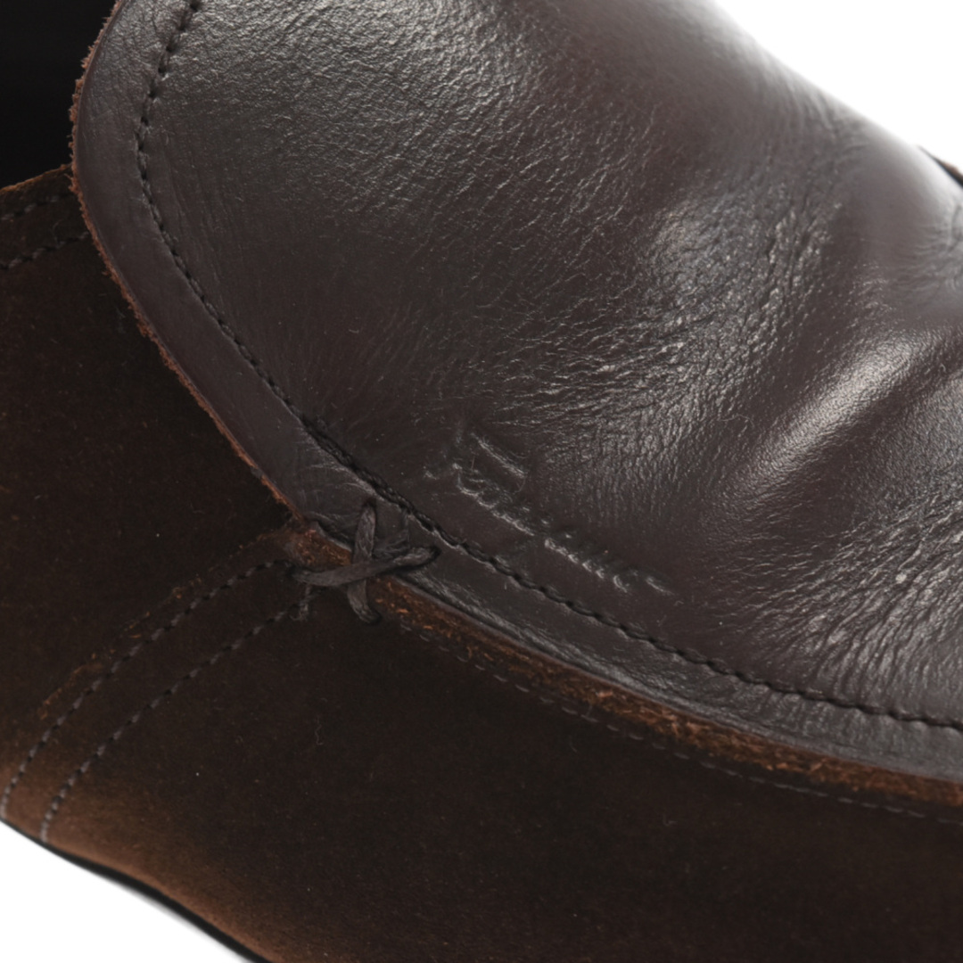 Salvatore Ferragamo サルヴァトーレ フェラガモ SUEDE CALF HICKORY 2 CALF スウェード カーフ ヒッコリー 2 カーフ ローファー レザーシューズ ブラウン 5