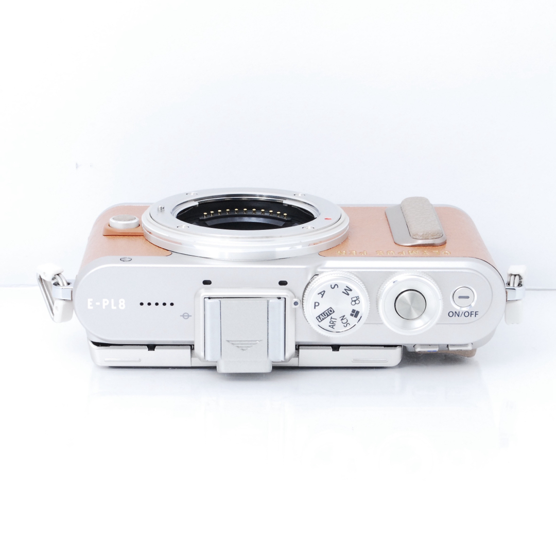 OLYMPUS(オリンパス)の✨極美品✨❤️オリンパス E-PL8❤️スマホ転送◎❤️ショット数1,291回！ スマホ/家電/カメラのカメラ(ミラーレス一眼)の商品写真