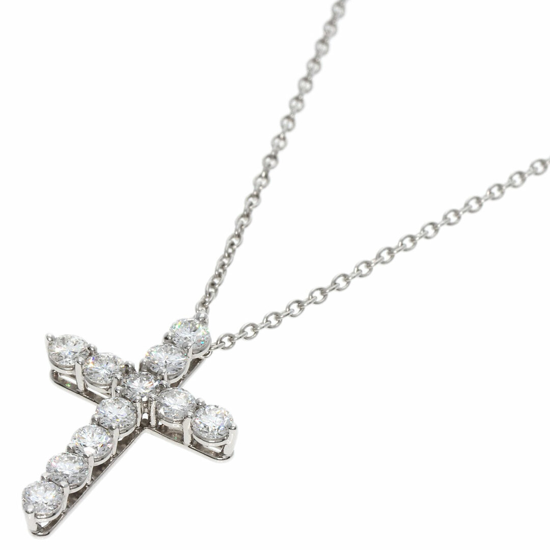 TIFFANY&Co. スモール クロス ダイヤモンド ネックレス PT950