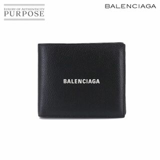 バレンシアガ BALENCIAGA ロゴ エクスプローラー マジックテープ式 三つ折り財布 ナイロン 黒 62302