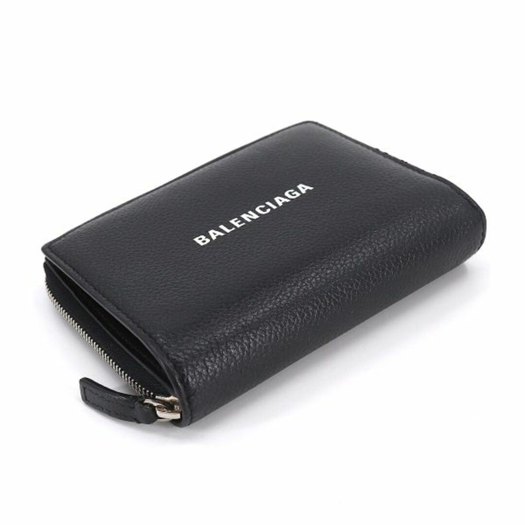 Balenciaga(バレンシアガ)の新品同様 バレンシアガ BALENCIAGA 二つ折り 財布 レザー ブラック 650879 VLP 90202611 メンズのファッション小物(折り財布)の商品写真