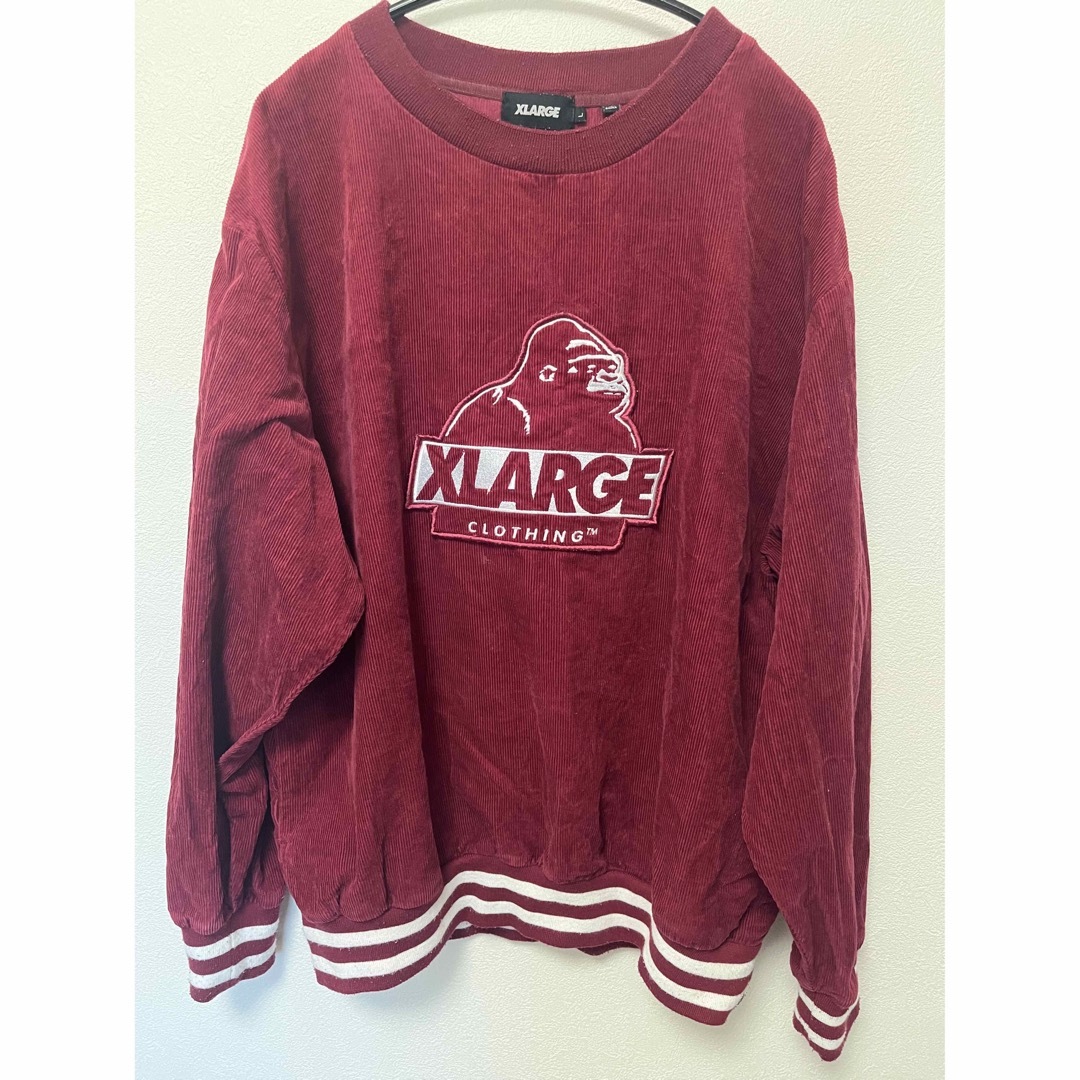 XLARGE(エクストララージ)のSLANTED OG CORDUROY CREWNECK メンズのトップス(スウェット)の商品写真