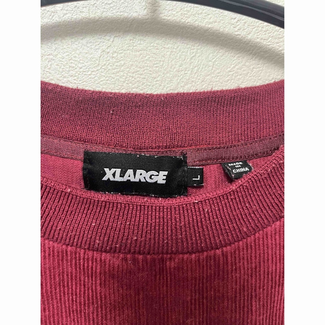 XLARGE(エクストララージ)のSLANTED OG CORDUROY CREWNECK メンズのトップス(スウェット)の商品写真