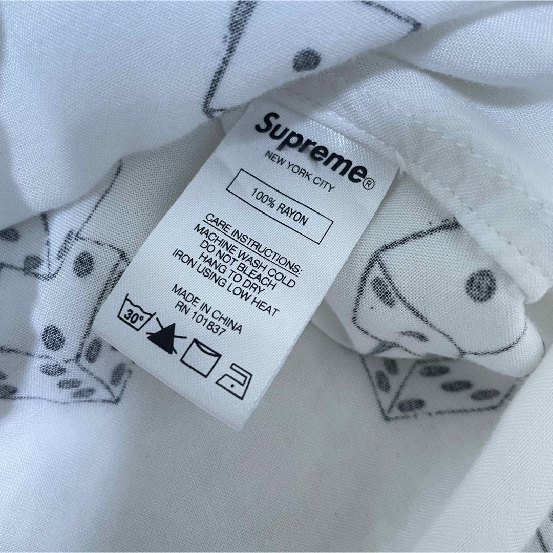 Supreme Dice Rayon S/S Shirt "White"