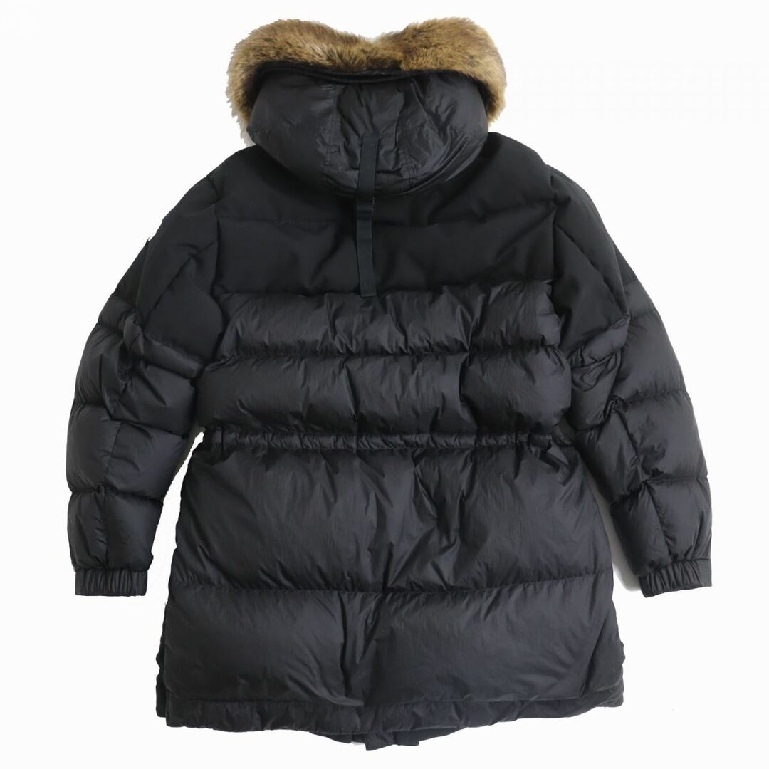 美品△正規品 MONCLER モンクレール 22-23AW SABLETTES フェイクファー・フード付き ダウンコート メンズ ブラック 2 定価370,700円 冬物◎