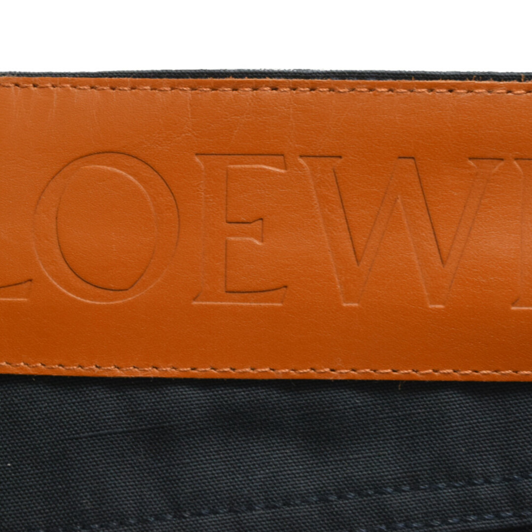 LOEWE - LOEWE ロエベ バイカラー切り替えデニムパンツ ネイビー