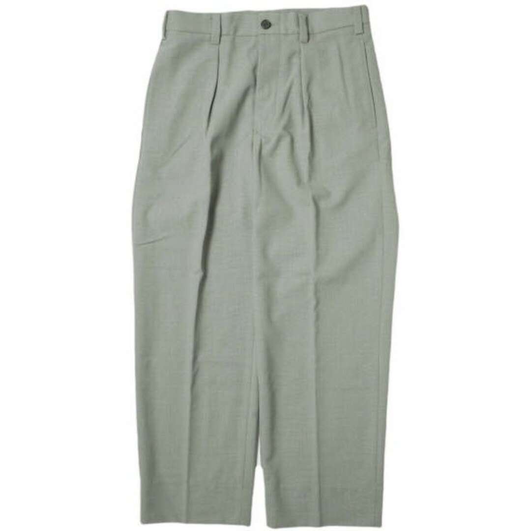 Steven Alan スティーブンアラン VN/WL TRO CLASSIC 1P TAPERED PANTS 1タックテーパードパンツ  8114-174-0588 M グレー ワイド スラックス ボトムス【中古】【Steven Alan】 | フリマアプリ ラクマ