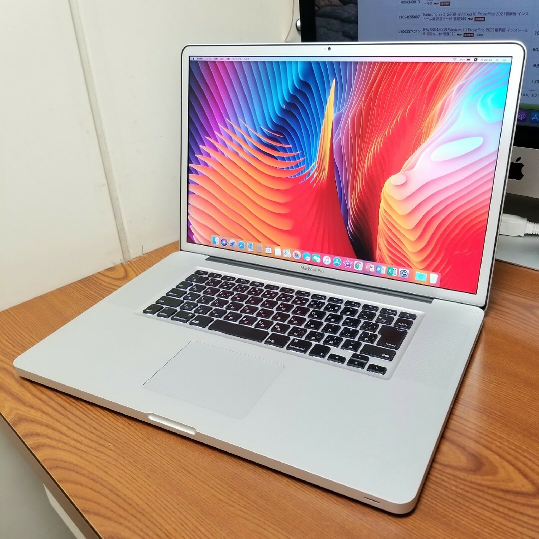 スマホ/家電/カメラ美品 Macbook Pro 17インチ 12G/SSD256GB office