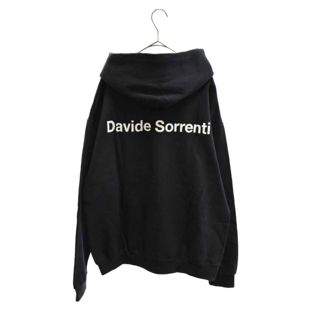 WACKO MARIA ワコマリア 23AW DAVIDE SORRENTI / PULLOVER HOODED SWEAT SHIRT ( TYPE-1 ) ダヴィデソレンティ プルオーバーパーカー ブラック DAVIDESORRENTI-WM-SS04