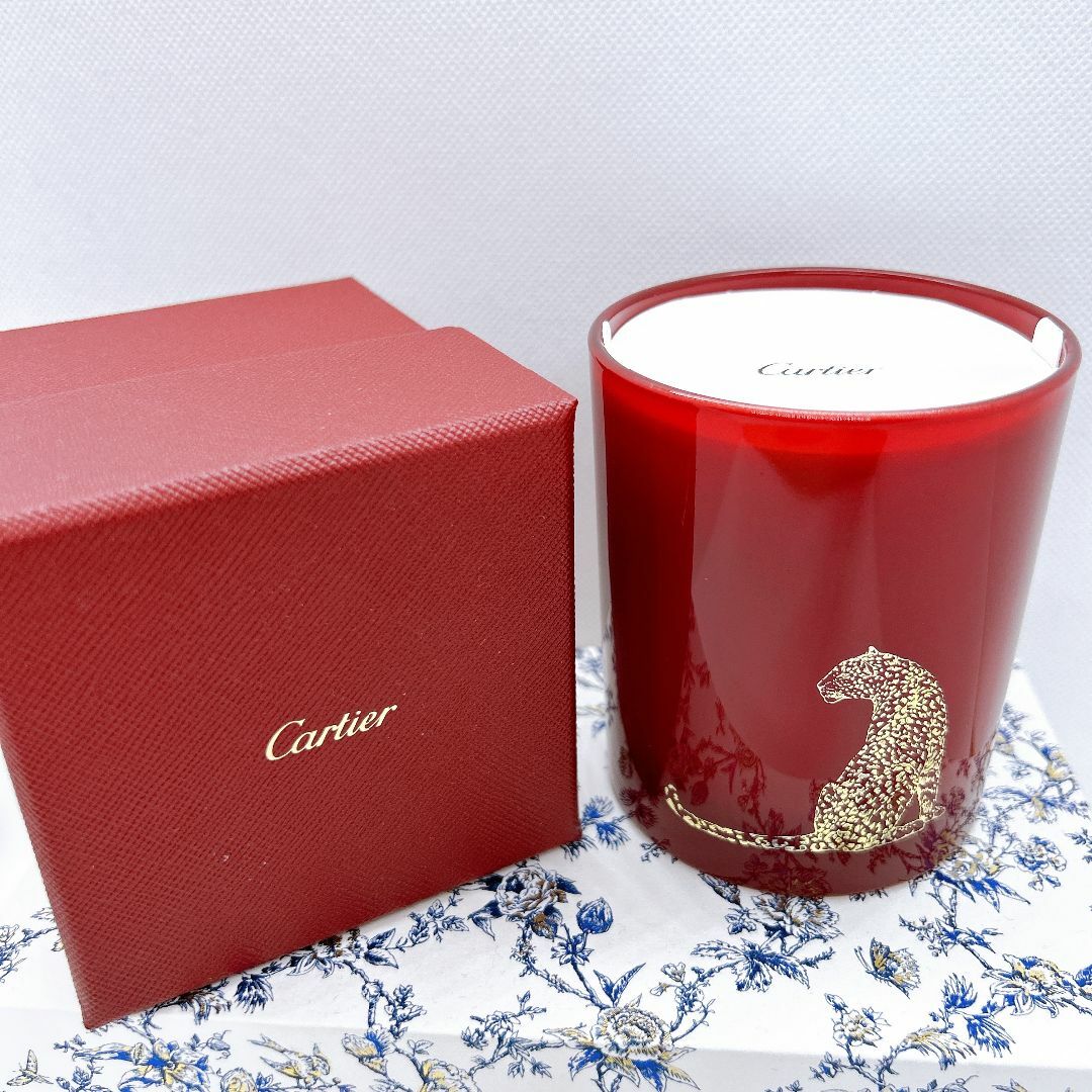 【新品未使用】Cartier パンテール キャンドル アロマキャンドル カルティ