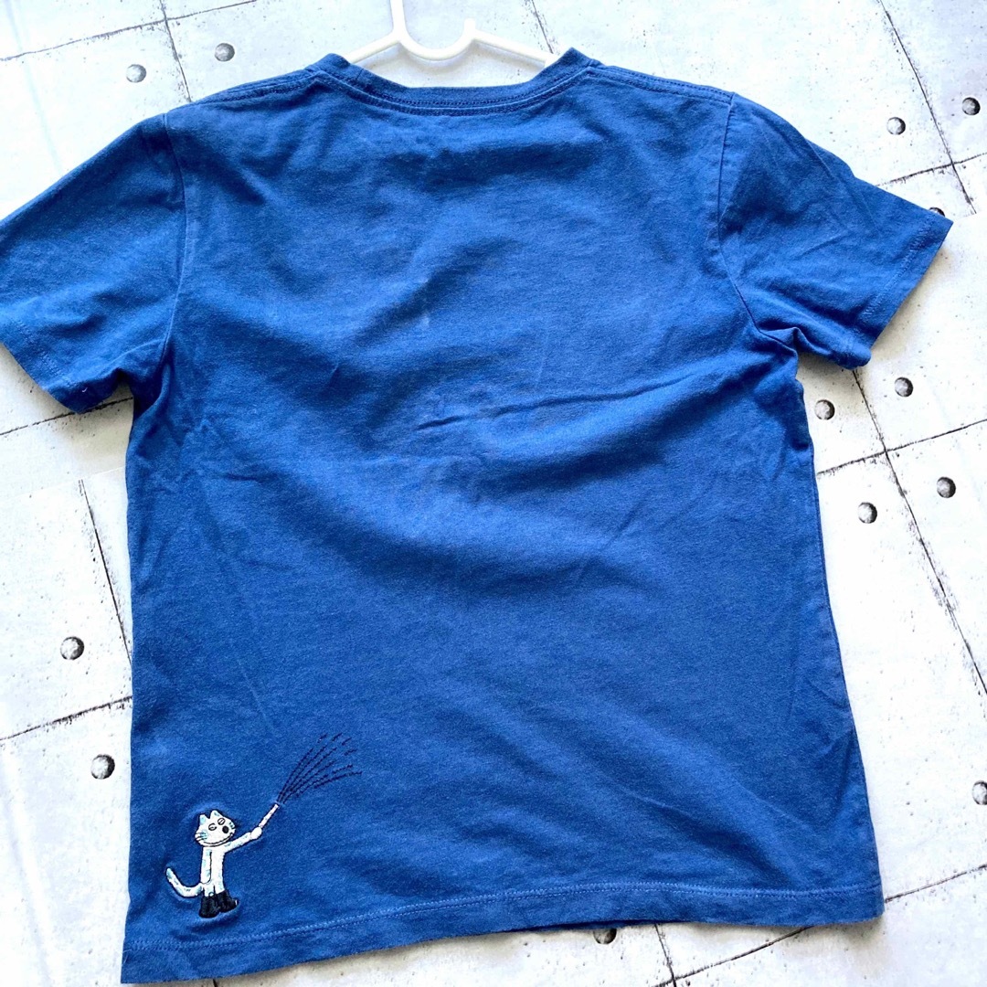 Design Tshirts Store graniph(グラニフ)の【used品】グラニフTシャツ キッズ １４０ １０１ぴきのねこ 2枚セット キッズ/ベビー/マタニティのキッズ服男の子用(90cm~)(Tシャツ/カットソー)の商品写真