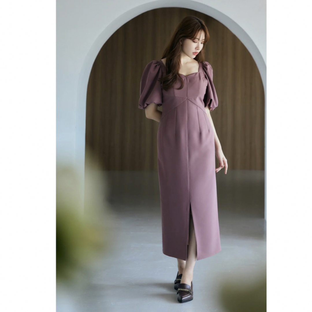 Her lip to(ハーリップトゥ)のDreamscape Twill Dress Her lip to rose レディースのワンピース(ロングワンピース/マキシワンピース)の商品写真