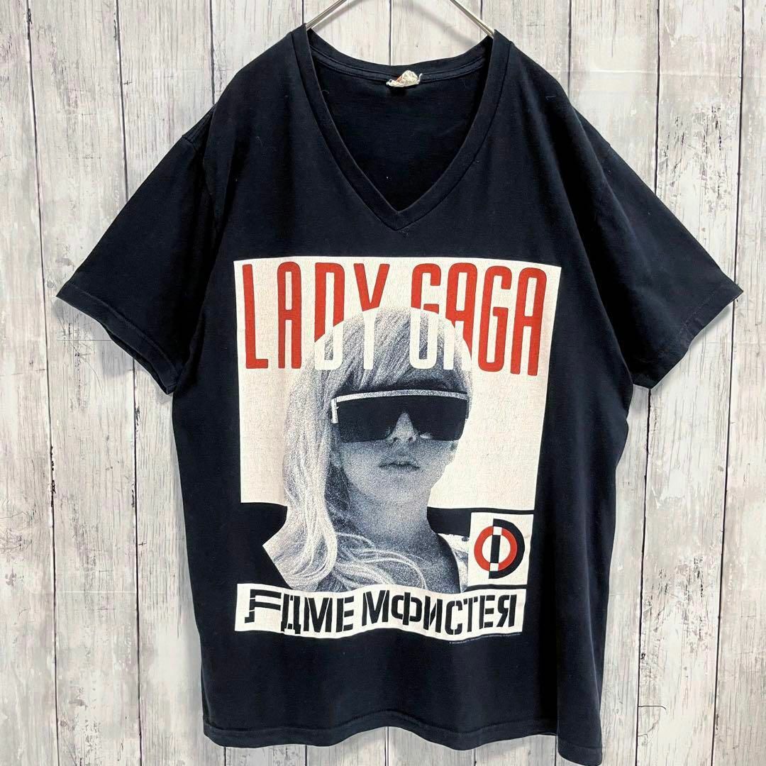 LADYGAGA レディガガ バンドTシャツ バンt M tシャツ 限定 黒