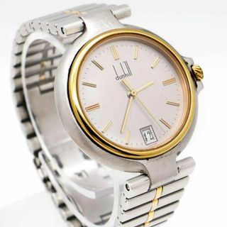 ダンヒル Dunhill 8001 ミレニアム クォーツ メンズ 保証書付き_763895