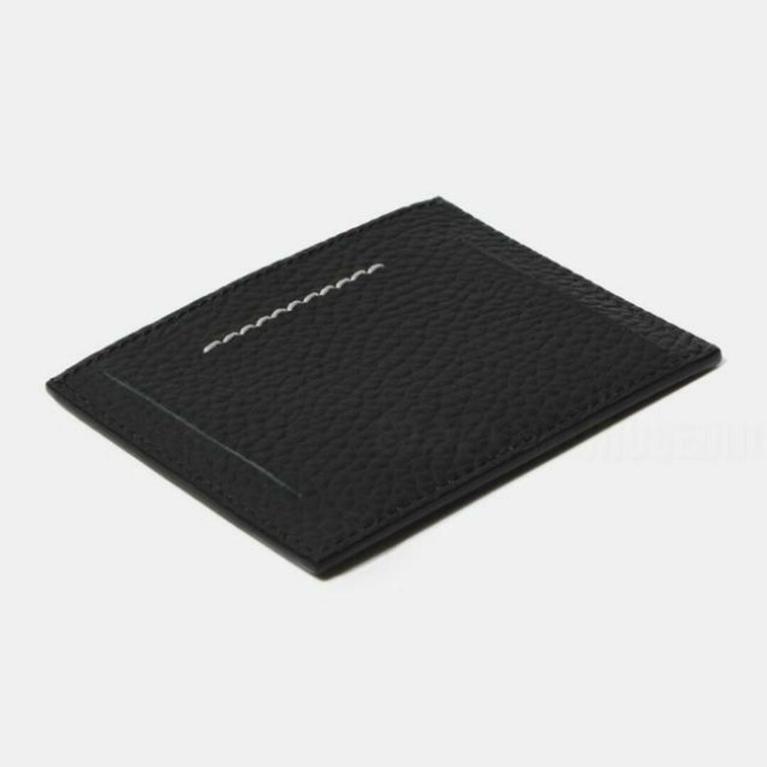 【新品未使用】 エムエム6 メゾンマルジェラ MM6 Maison Margiela カードホルダー パスケース レザー BLACK ブラック S54UI0129-P4535