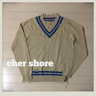 シェル(Cher)のcher shore ダメージニット(ニット/セーター)