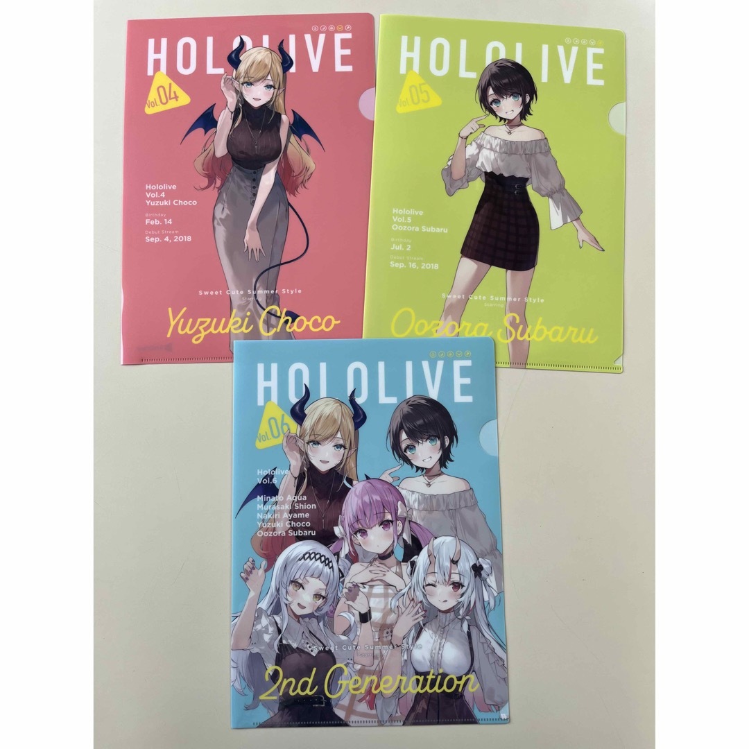 HOLOLIVE』クリアファイル全６種 editorial.unju.edu.ar