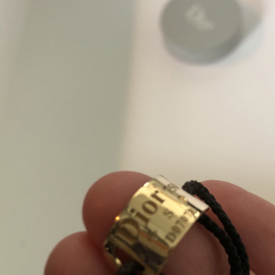 DIOR クリスチャンディオール ゴルメットリング Sサイズ 美品