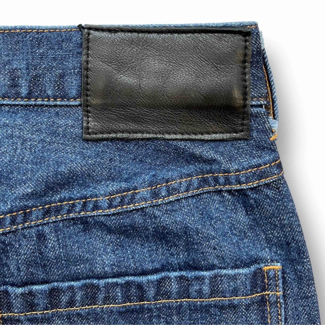 stein Leather Combination Denim Jeans