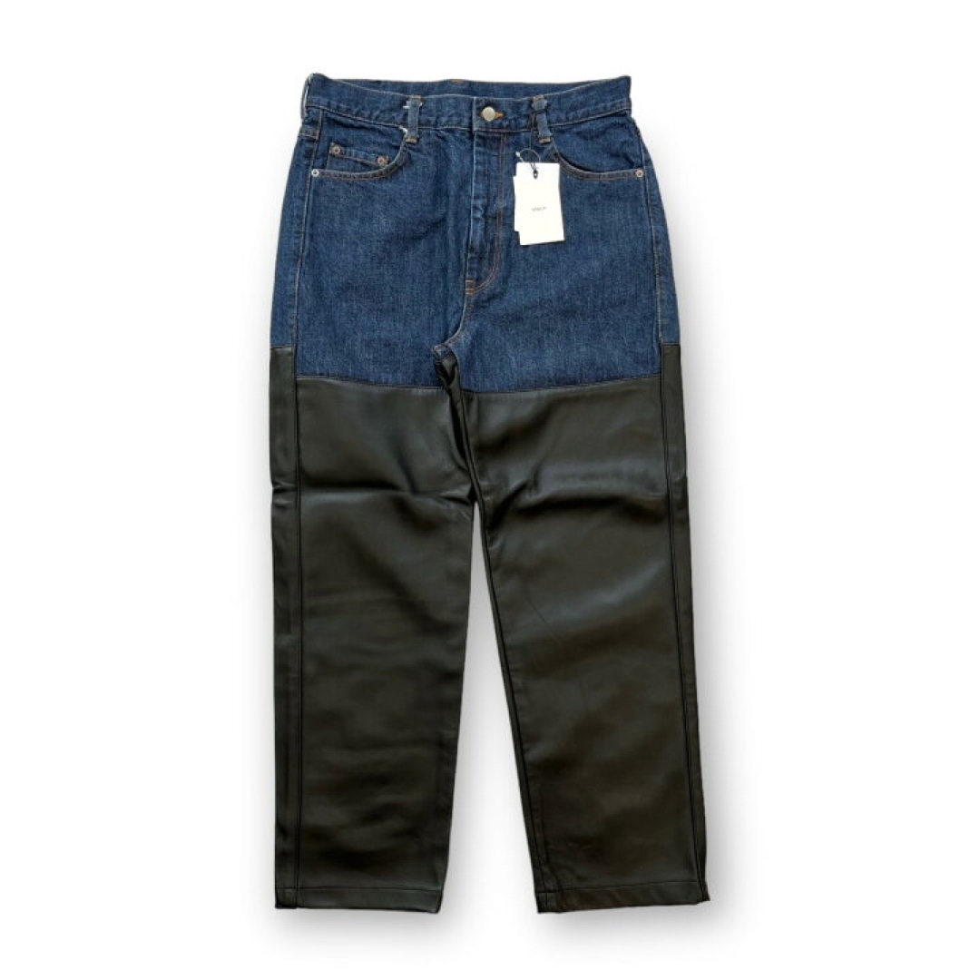 stein Leather Combination Denim Jeans | フリマアプリ ラクマ