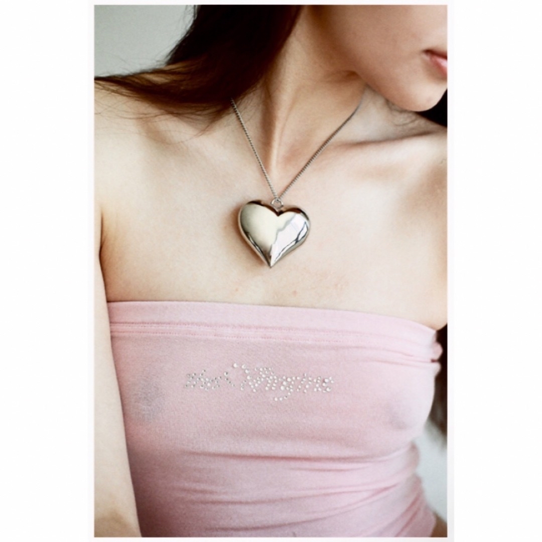 the Virgins - 新品♡the Virgins big heart necklace 3strapの