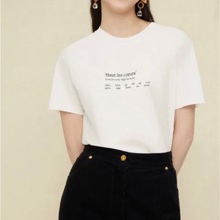 パトゥ(PATOU)のPATOU パトゥ　オーレクール オーガニックコットンプリントTシャツ(Tシャツ(半袖/袖なし))