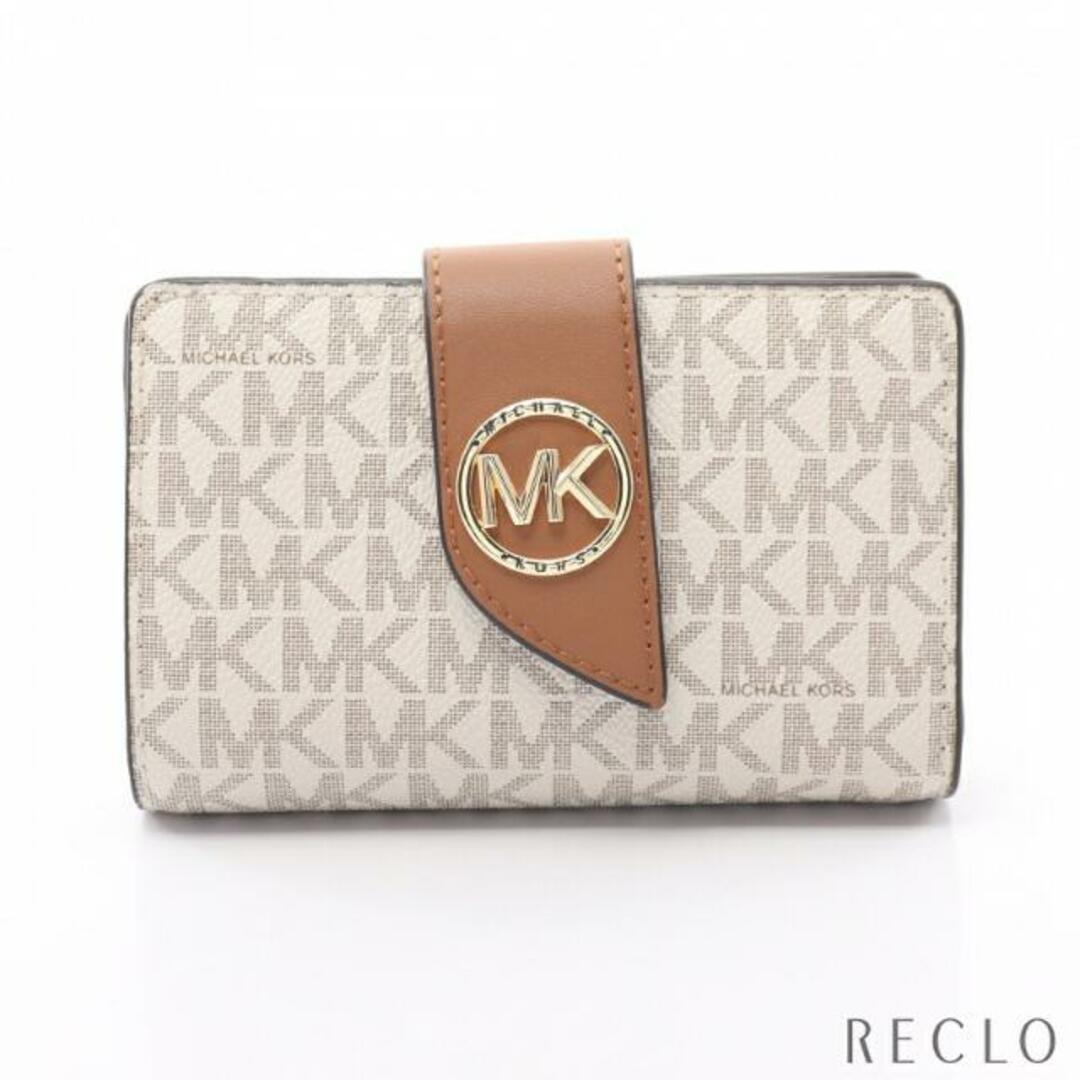 新品☆MICHAEL KORS 折り財布 ピンク シグネチャー 折り財布 新品☆MICHAEL KORS 折り財布 ピンク シグネチャー 折り財布