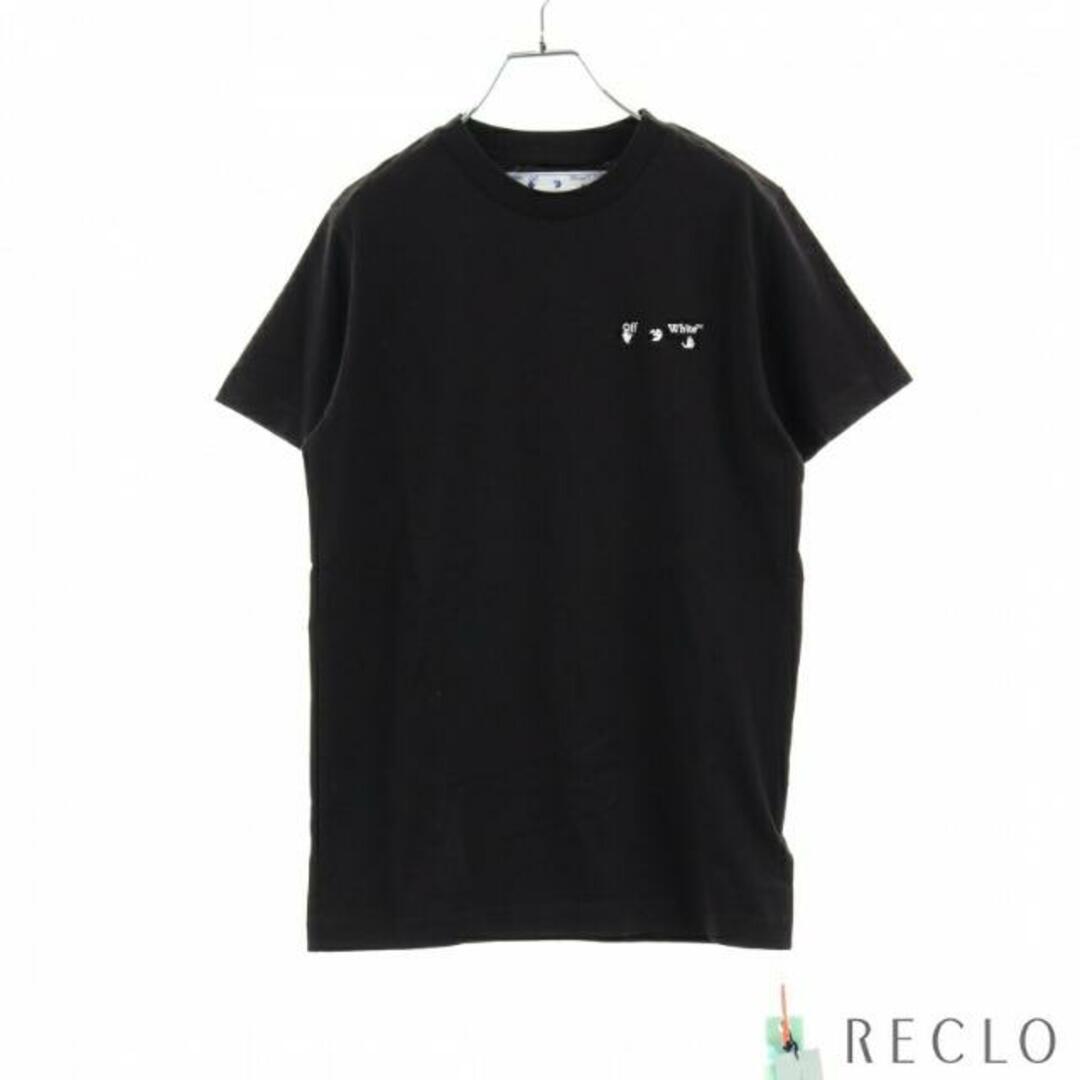 Tシャツ クルーネック ロゴ刺 ブラック