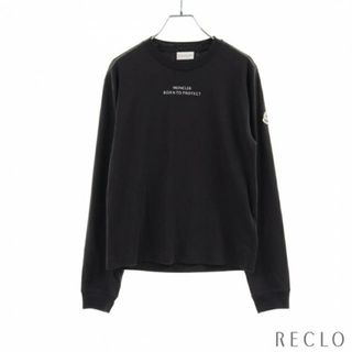 モンクレール(MONCLER)のLS Tシャツ 長袖 ブラック(Tシャツ/カットソー(七分/長袖))