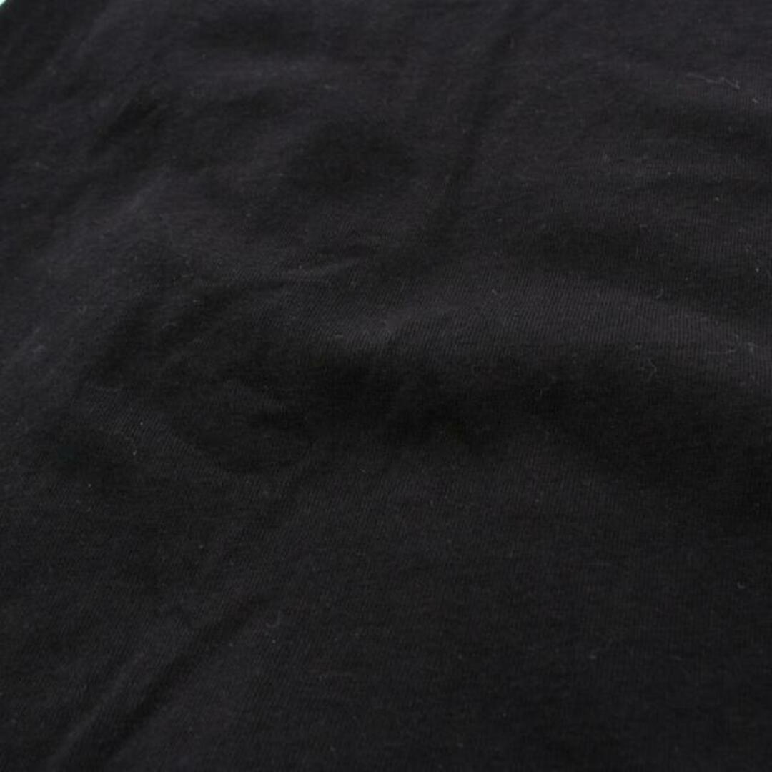 MONCLER(モンクレール)の ロングスリーブ Tシャツ ロゴ刺繍 ブラック ネイビー グレー バイカラー メンズのトップス(Tシャツ/カットソー(七分/長袖))の商品写真
