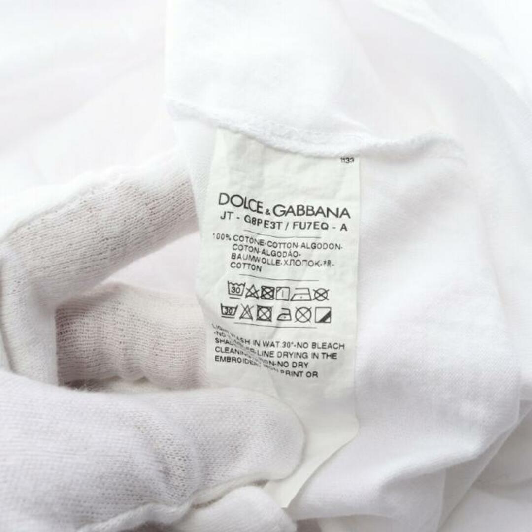 DOLCE&GABBANA - Tシャツ フロントロゴ ホワイト ネイビーの通販 by