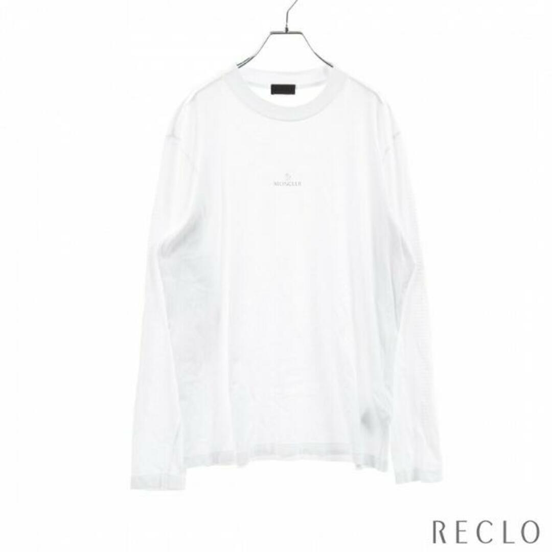 ロングスリーブ Tシャツ ホワイト シルバー ロゴ 23SS